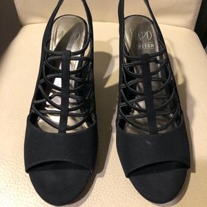 IMPO Stretch Women's Valonia 6.5 Black Sling Back